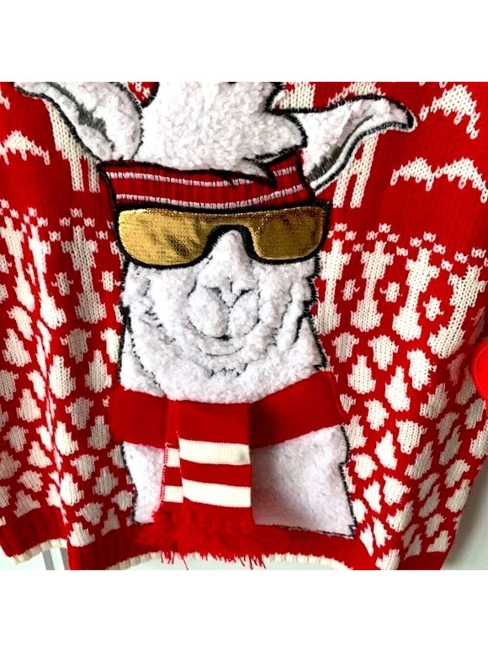 Joyland Boys Belk Llama Christmas Sweater - Size Small - NWT - Picture 6 of 6